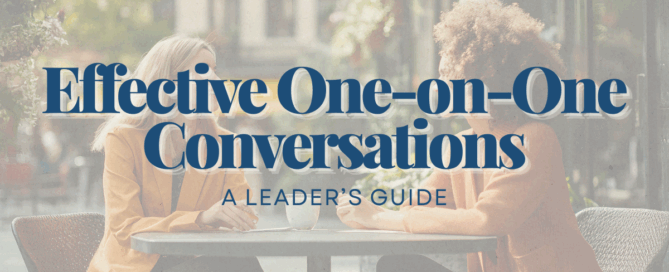 Effective One-On-One Conversaitons - Melissa White Boyer