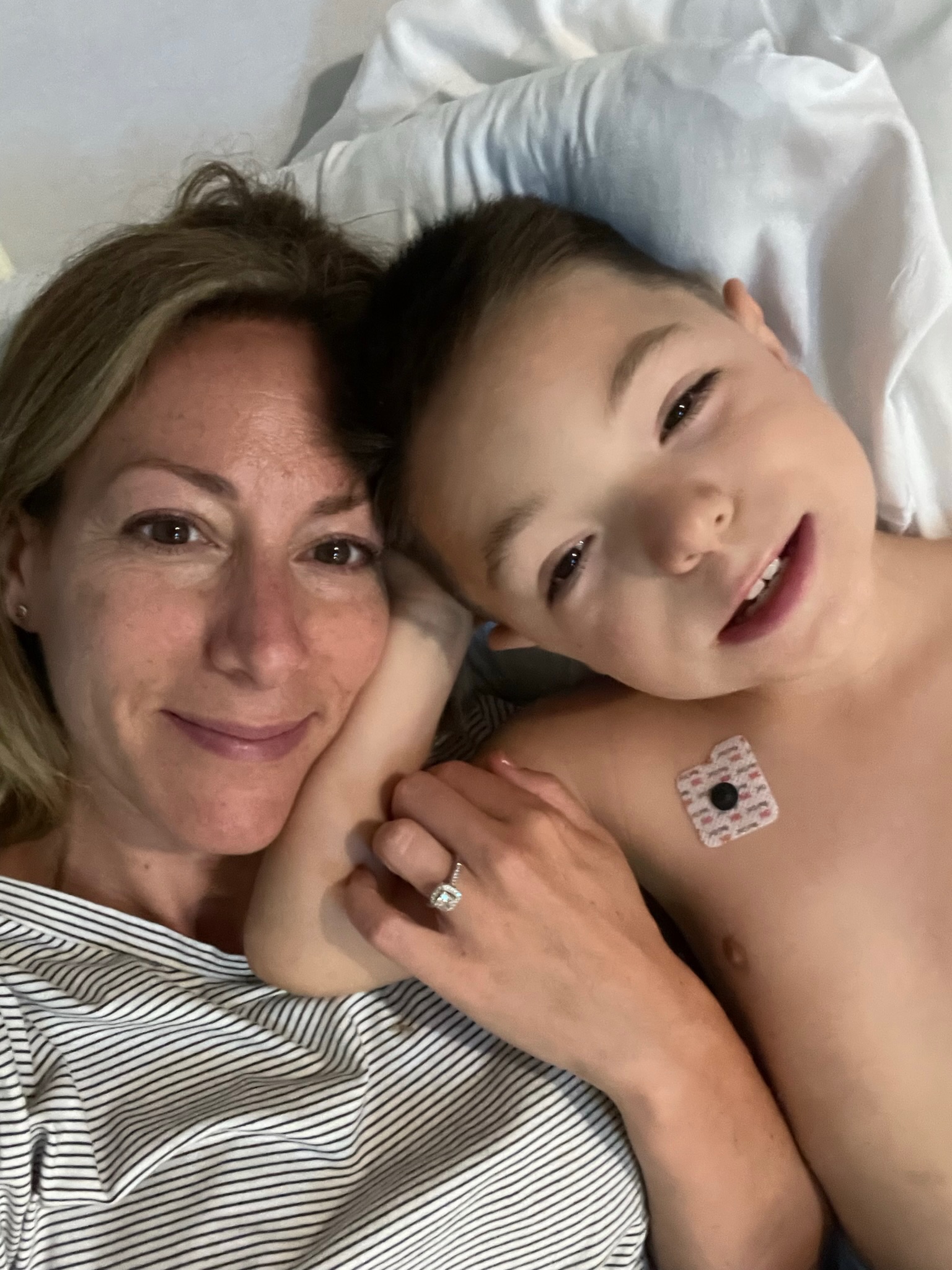 Melissa with her son Parker, the inspiration for I Am Rare.